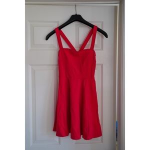 H&M Divided red stretchy mini dress